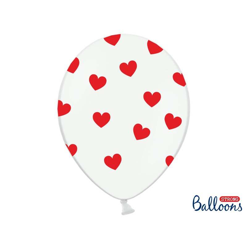 Balony białe i żółte Kolekcja pszczółka