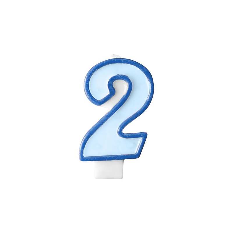 Świeczki urodzinowe cyferki różowe na tort