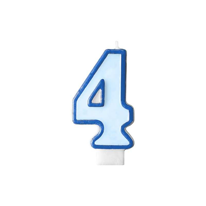 Świeczki urodzinowe cyferki różowe na tort