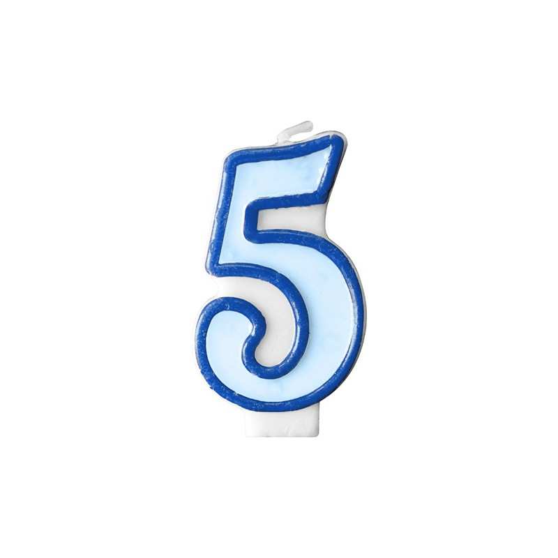 Świeczki urodzinowe cyferki różowe na tort