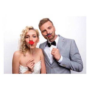 Usta na patyczku do sesji fotobudki 6 sztuk