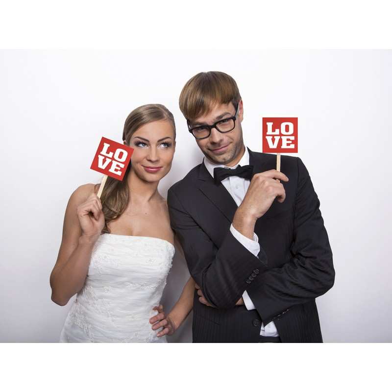 Tabliczki do sesji zdjęciowej LOVE