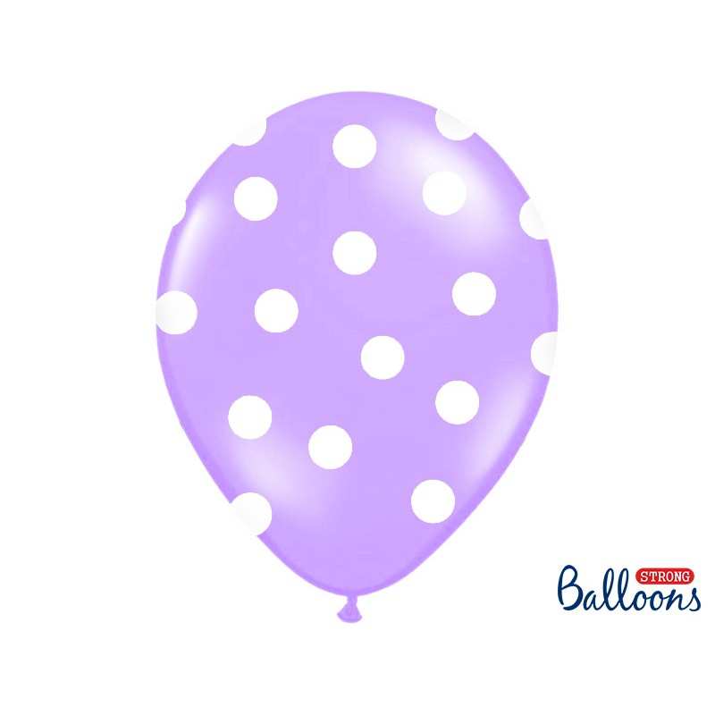 Balony białe w czerwone serca Kolekcja Biedronka