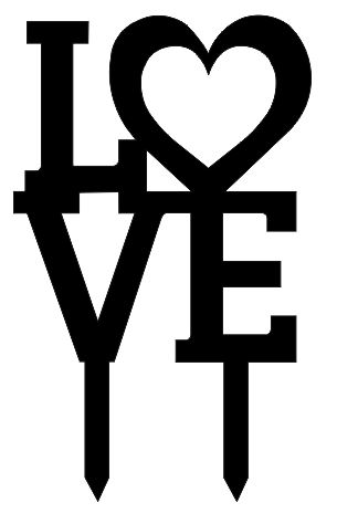 Figurka Topper toper na tort ślubny plexi pleksa