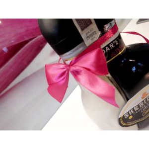 Zawieszki na alkohol kokardki WYBIERZ KOLOR
