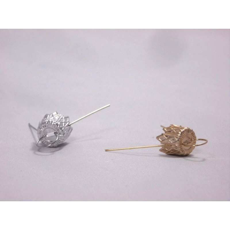 Haczyk haczyki do bombek wkręcany srebrny