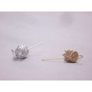 Haczyk haczyki do bombek wbijany srebrny lub złoty