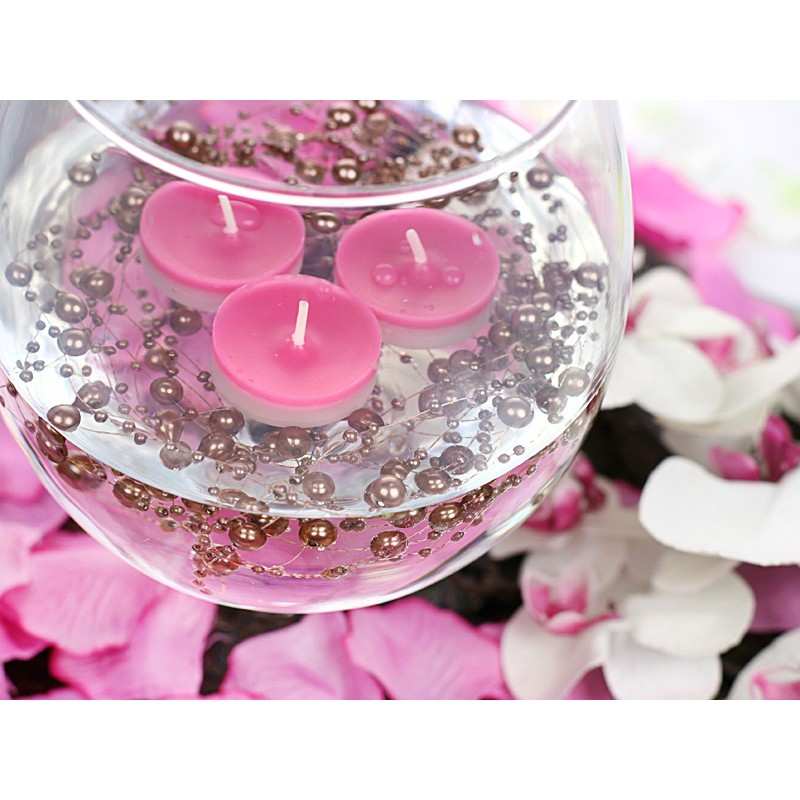 Girlanda perełkowa girlandy perłowe 5 szt 130 cm kolor kremowy