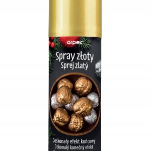 Farba w sprayu dekoracyjna ZŁOTA lakier spray 125