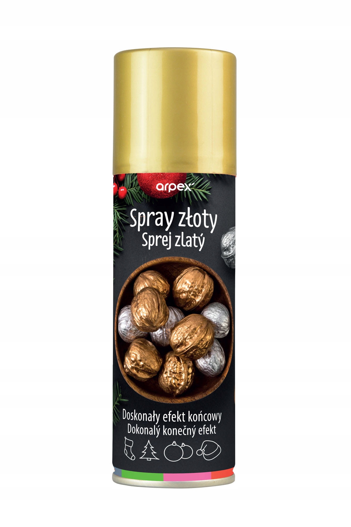 Farba w sprayu dekoracyjna ZŁOTA lakier spray 125