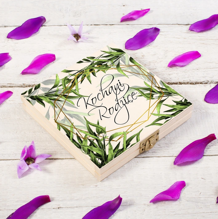 Zaproszenie dla Rodziców w drewnianej skrzyneczce