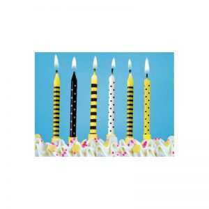 Świeczki urodzinowe na tort 6 sztuk