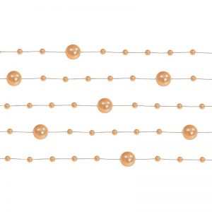 Girlanda perełkowa girlandy perłowe 5 szt 130 cm kolor seledyn