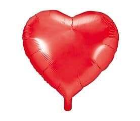 Balon foliowy foliowe SERCE serca CZERWONE red