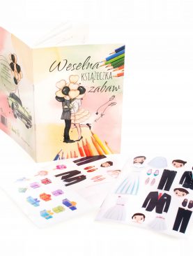 Weselna książeczka kolorowanka na ślub wesele