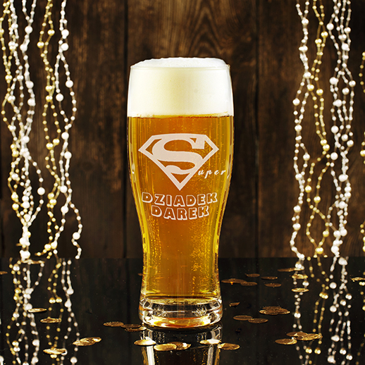 Szklanka do piwa z dowolnym GRAWEREM na prezent