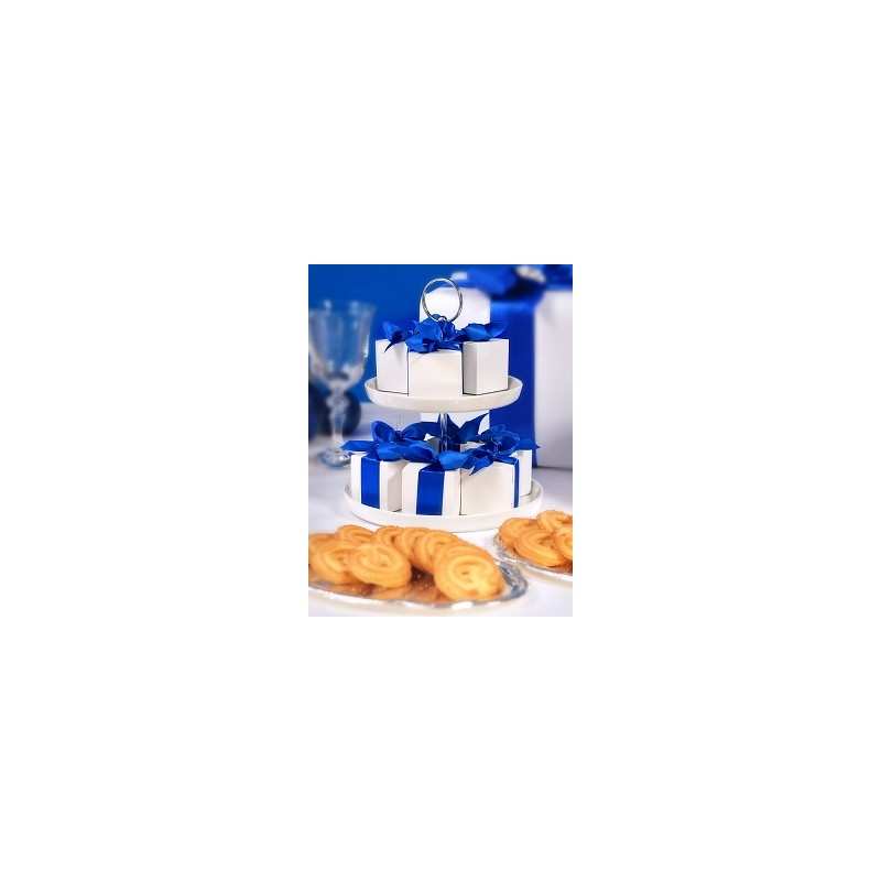 Pudełeczka kwadratowe białe Prezent podziękowania dla Gości