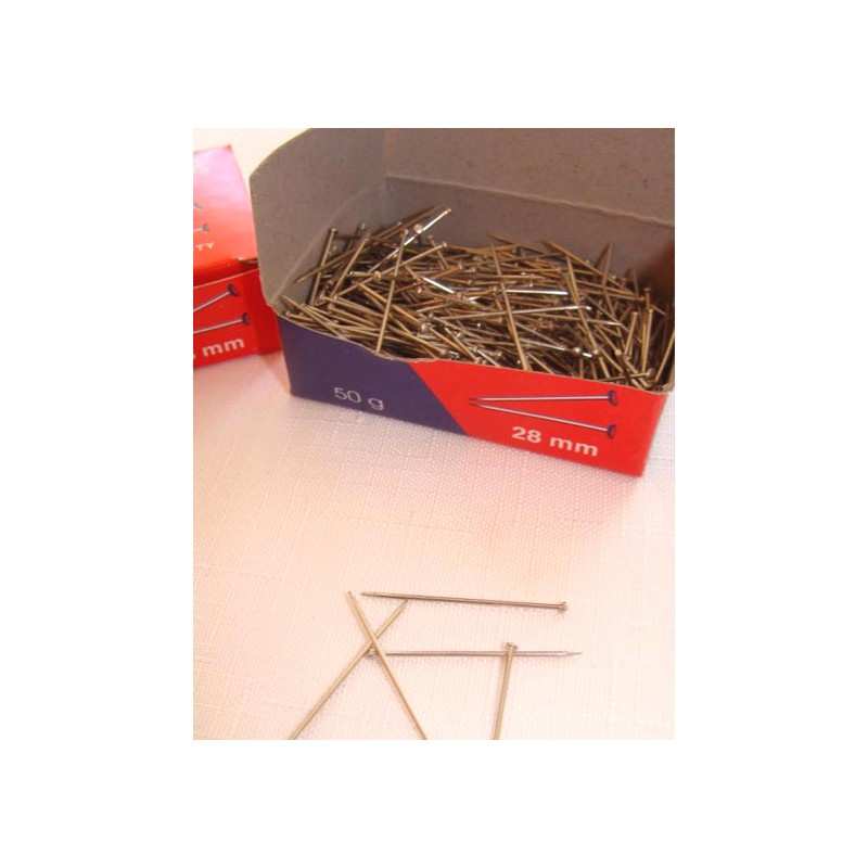 Szpilki biurowe 50 g zwykłe szpileczki