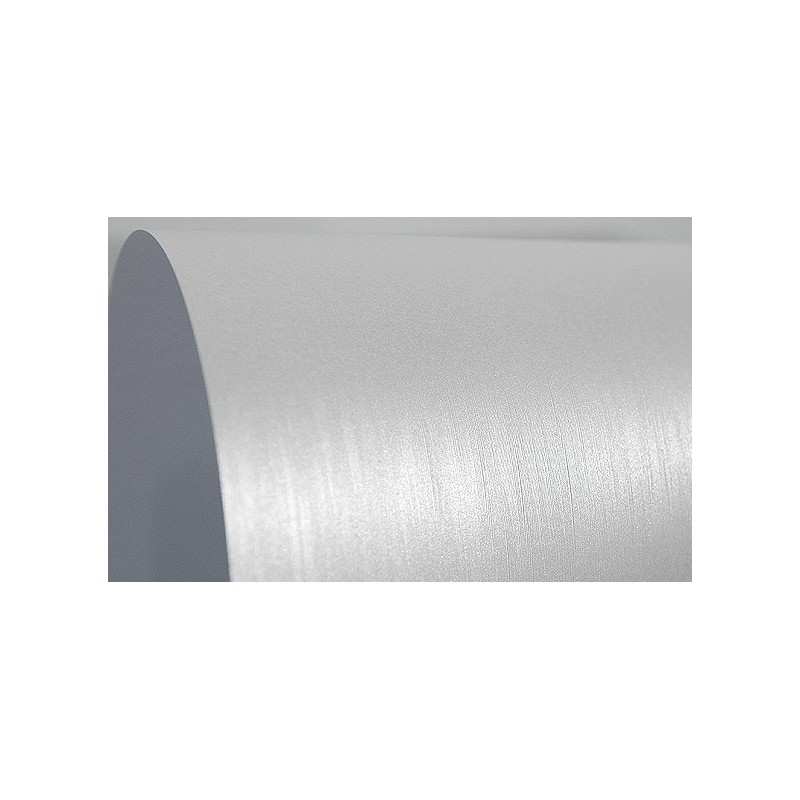 Papier PERŁOWY jedostronnie PŁÓTNO silk