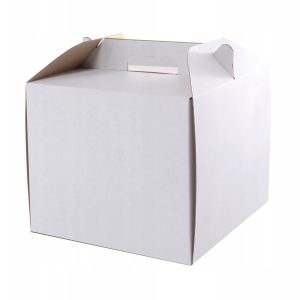 Pudełko na tort 26x26x25 karton opakowanie grube