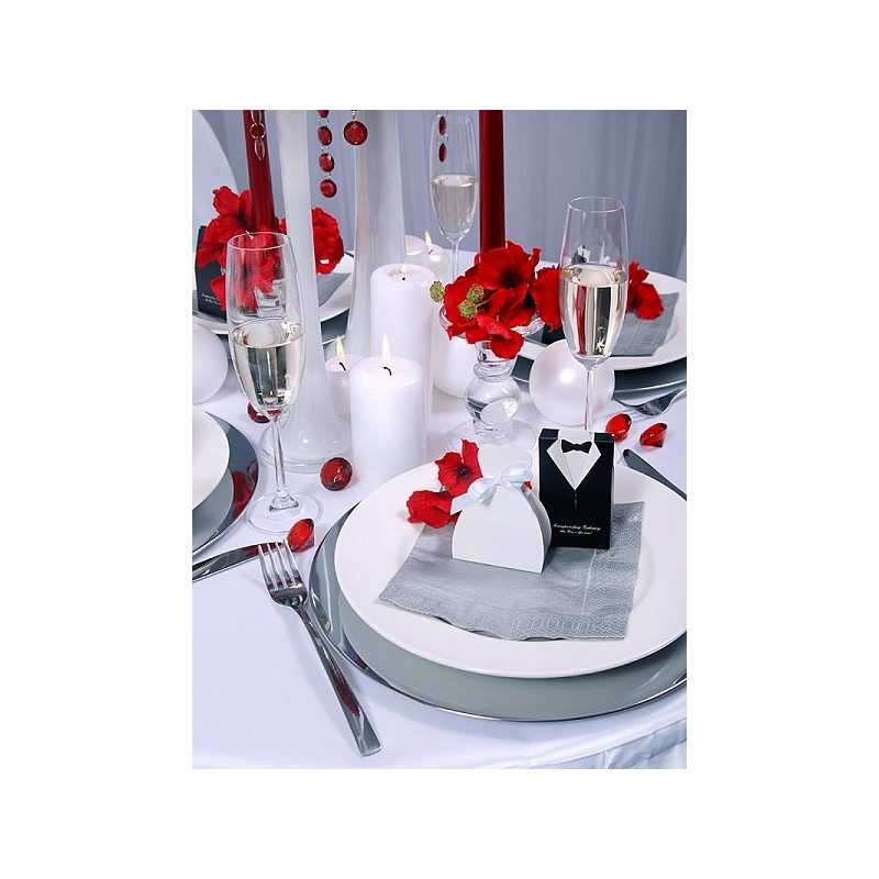 Suknia i Frak PERSONALIZACJA pudełka na podziękowanie