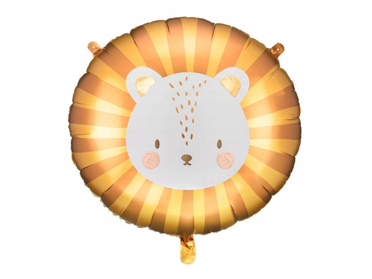 BALONY NA ROCZEK URODZINY LEW 67x70cm 1szt