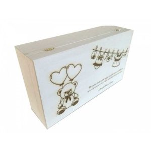 Kuferek Wspomnień Chrzest Święty biała skrzyneczka