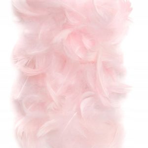 Piórka dekoracyjne pióra WOREK MEGA 10g JASNY RÓŻOWY różowe PIÓRKA