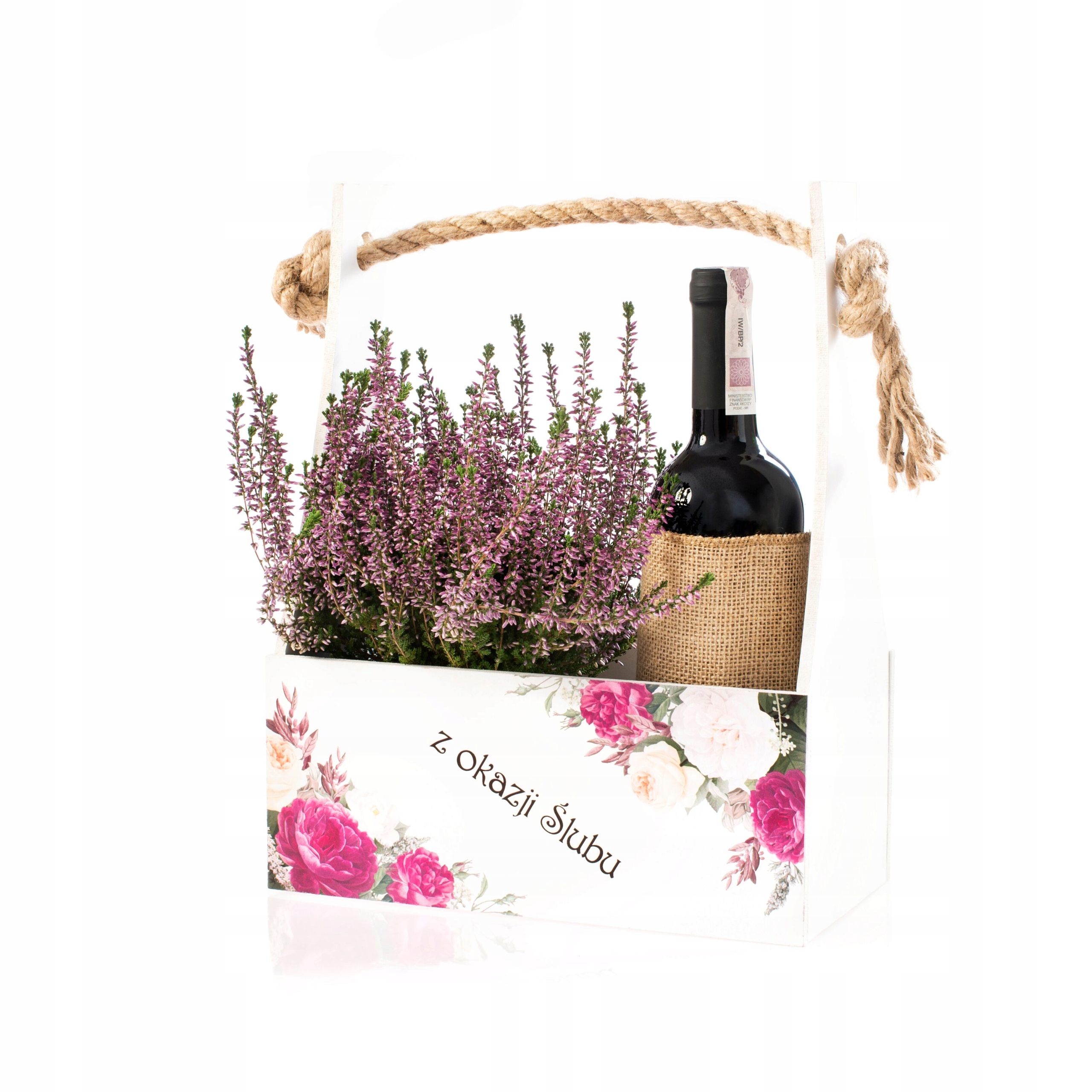 Skrzynka na prezent dla Nowożeńców - prezent dla Młodej Pary od Rodziców