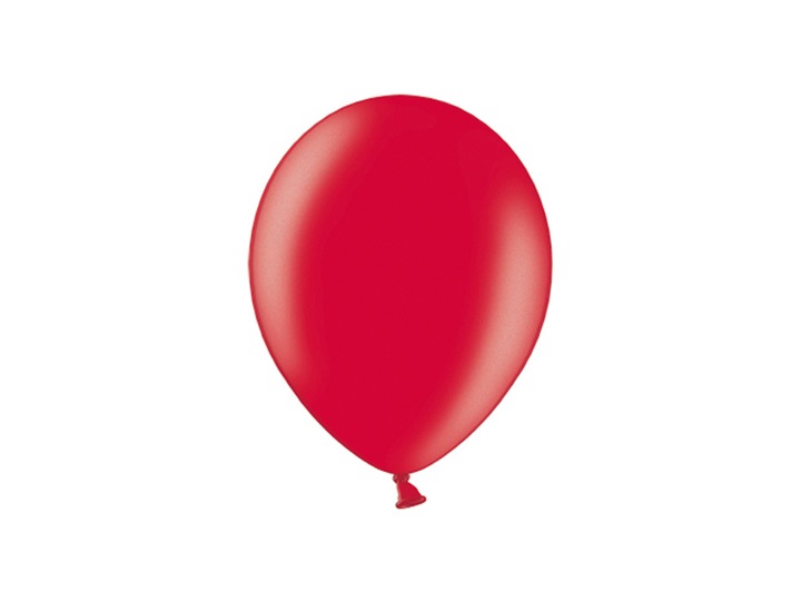 Balony PASTELOWE 100szt baloniki gumowe CZERWONY
