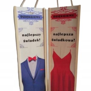 Prezent podziękowanie dla ŚWIADKÓW komplet 2szt
