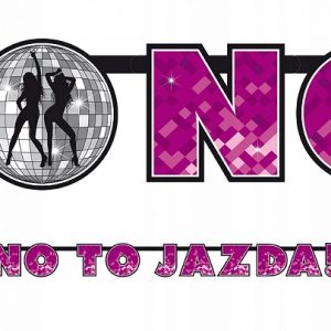 Baner na wieczór panieński kawalerski NO to JAZDA