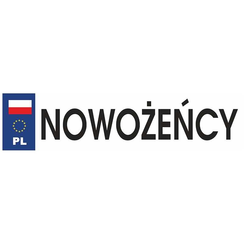 Tablica rejestracyjna na samochód Wzór 6