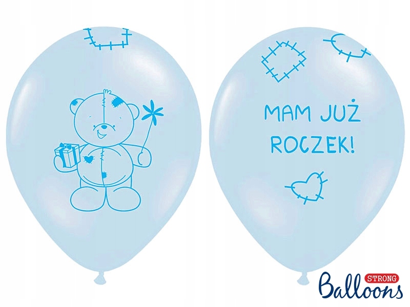 Balon balony pierwsze 1 urodziny MAM JUŻ ROCZEK