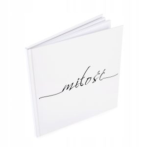 Księga Gości MIŁOŚĆ do fotobudki 96 stron do zdjęć wpisów instax polaroid