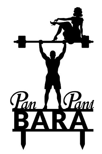 Figurka Topper toper na tort ślubny plexi pleksa