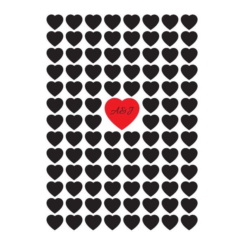 Drzewo plakat księga gości na półtnie nadruk