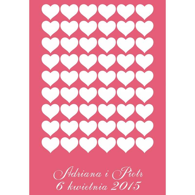 Drzewo plakat księga gości na półtnie nadruk