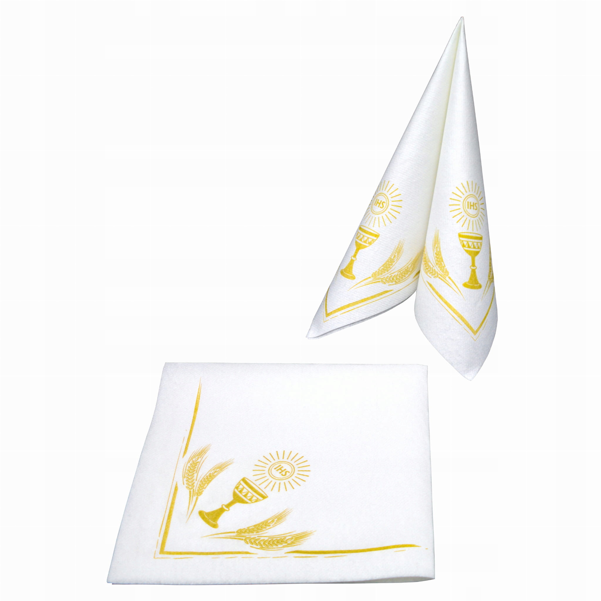 Serwetki Komunijne z nadrukiem Komunia IHS 40x40