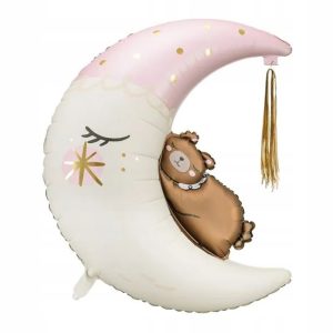 Balony, Balon foliowy MIŚ księżyc, 98 cm HEL, MEGA