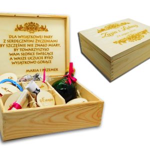 Duży NIEZBĘDNIK małżeński prezent ślubny - pudełko