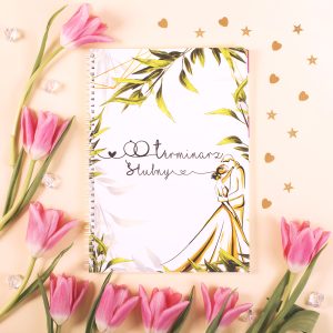 Kalendarz Terminarz Ślubny organizer notatnik Pani Młodej 100 stron HIT!