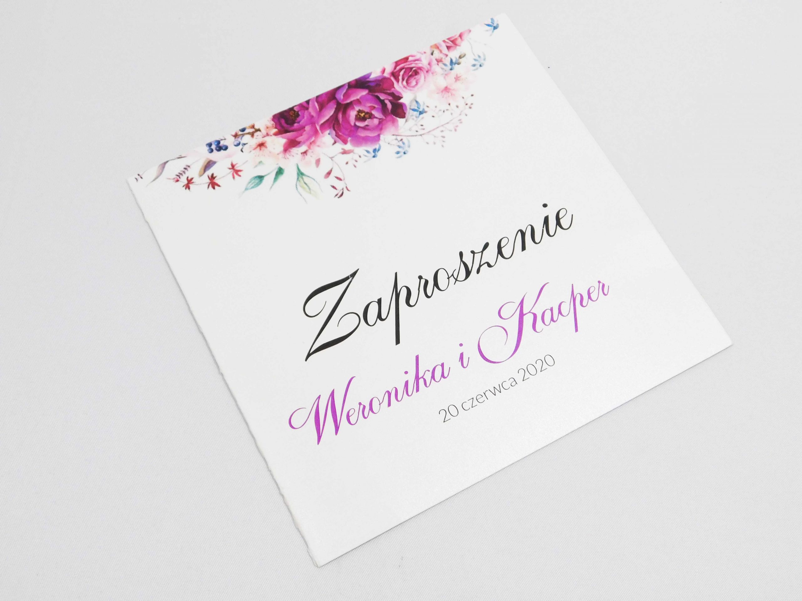 Fuksjowe zaproszenie Ślubne wzór 15