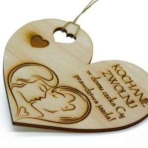 Zawieszka do samochodu Skarbie jedź ostrożnie poszalejemy w łóżku