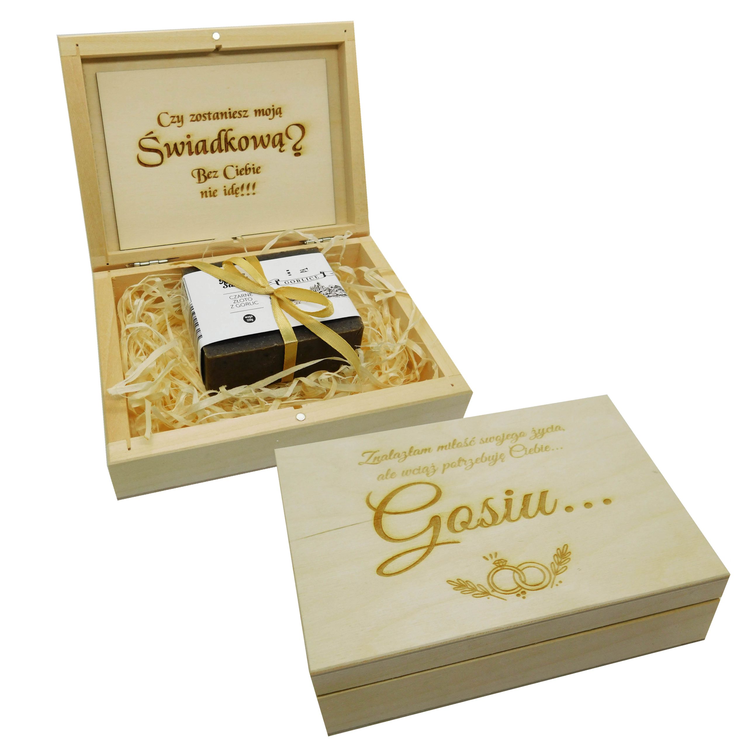 Prośba lub podziękowanie dla Świadkowej GiftBox