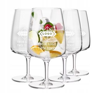 KIELISZKI do wody REKLAMOWE GRAWER z TWOIM LOGO Twój tekst GADŻET FIRMOWY