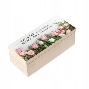 Skrzynka pudełko na HERBATĘ prezent TEA nadruk