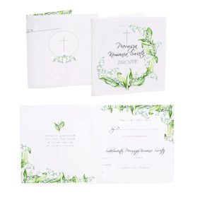 ZAPROSZENIE zaproszenia na Komunię KOMUNIJNE 5szt