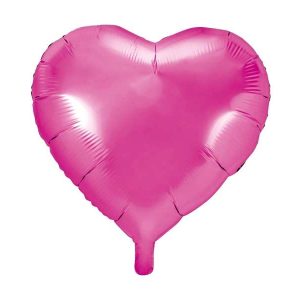 Balon foliowy foliowe SERCE serca RÓŻOWE pink