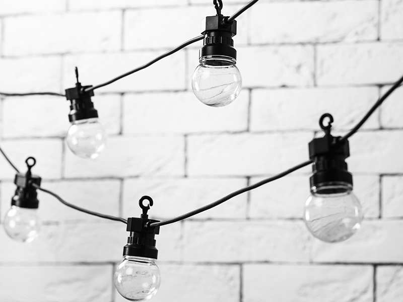 Lampki LED RETRO kule